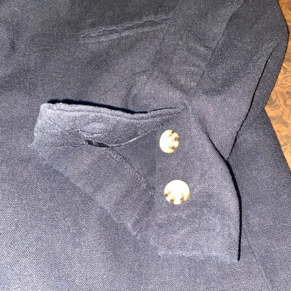 Harve Bernard Linen Blend Blazer/Sport Jacket in black - size 10 - Picture 9 of 9